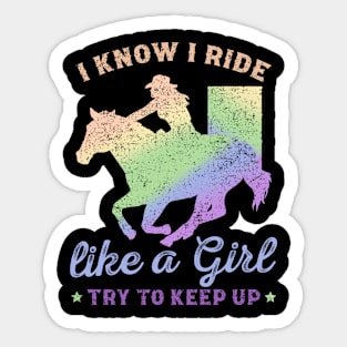 I'm Not Just Her Grandma I'm Also Her Biggest Fan Horseback Sticker